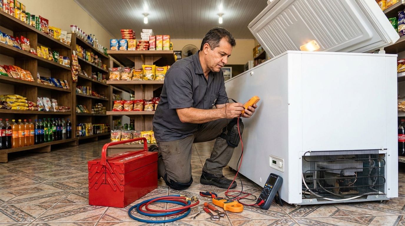 Ajuste de Temperatura do Freezer em Franca‑SP
