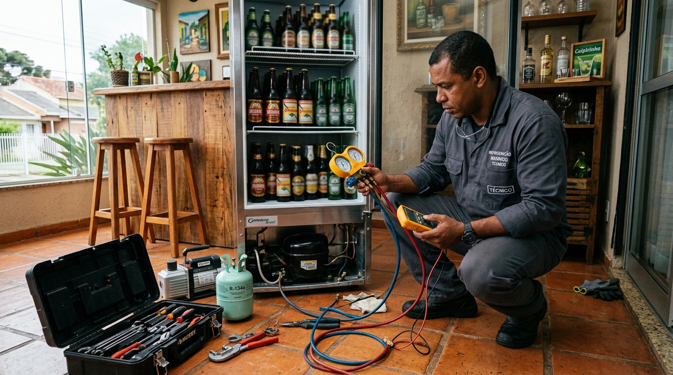 Conserto de Cervejeira em Franca‑SP
